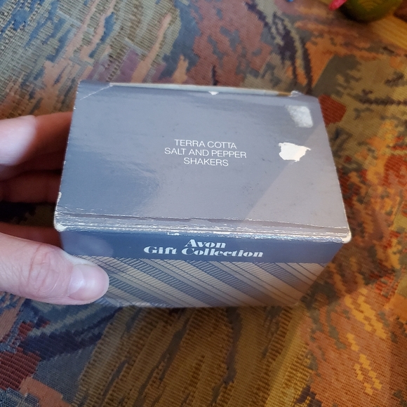 NEW Avon Terra Cotta Salt n Pepper Shakers Cow Rooster Weiss - Picture 10 of 11